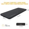 imageKingCamp 3D SelfInflating Camping Mat Foam Sponge Sleeping Pad Polyester Fiber Waterproof Lightweight and TearProof for Outdoor Backpacking Traveling 78x30x3 RValue 95