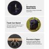 imageKingCamp Bamboo Camp Kitchen Station Folding Overland Camping Kitchen Table Hooks Portable Outdoor Cooking with Adjustable Lantern Pole ampamp Windshield Storage Organizer for Tailgating BBQ Picnic RVXlblack  Sink