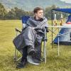 imageKingCamp Camping Blanket Waterproof Sandproof Portable Lightweight Packable Windproof TravelFriendly for Park Beach Stadium Concert OutdoorDarkgrey