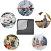 imageKingCamp Camping Blanket Waterproof Sandproof Portable Lightweight Packable Windproof TravelFriendly for Park Beach Stadium Concert OutdoorDarkgrey