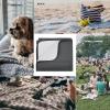 imageKingCamp Camping Blanket Waterproof Sandproof Portable Lightweight Packable Windproof TravelFriendly for Park Beach Stadium Concert OutdoorGrey