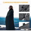 imageKingCamp Camping Blanket Waterproof Sandproof Portable Lightweight Packable Windproof TravelFriendly for Park Beach Stadium Concert OutdoorGrey
