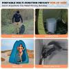 imageKingCamp Camping Shower Tent Portable Outdoor Privacy Toilet ampamp Changing Tent Windproof ampamp Waterproof Easy Setup 1 or 2 Room Shelter with Shower Bag for Camping Hiking BeachPOP UPBLACK