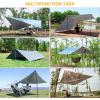 imageKingCamp Camping Tarp UPF50 Lightweight Tent Tarp Hammock Shade for Camping Trips Fishing or Picnics Portable WaterproofBlue 16410ft