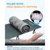 imageKingCamp Cot Mattress Portable Lightweight Camping Sleeping Mat Soft Comfortable NonSlip Cot Pad for Camp Cot RV Bunk ampamp Twin BedsDelta Grey L 16 lb