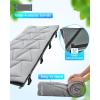 imageKingCamp Cot Mattress Portable Lightweight Camping Sleeping Mat Soft Comfortable NonSlip Cot Pad for Camp Cot RV Bunk ampamp Twin BedsDelta Grey L 16 lb