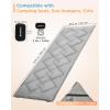imageKingCamp Cot Mattress Portable Lightweight Camping Sleeping Mat Soft Comfortable NonSlip Cot Pad for Camp Cot RV Bunk ampamp Twin BedsDiamond Grey L 20 lb