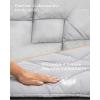 imageKingCamp Cot Mattress Portable Lightweight Camping Sleeping Mat Soft Comfortable NonSlip Cot Pad for Camp Cot RV Bunk ampamp Twin BedsDiamond Grey L 20 lb