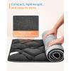 imageKingCamp Cot Mattress Portable Lightweight Camping Sleeping Mat Soft Comfortable NonSlip Cot Pad for Camp Cot RV Bunk ampamp Twin BedsDiamond Grey L 20 lb