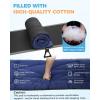 imageKingCamp Cot Mattress Portable Lightweight Camping Sleeping Mat Soft Comfortable NonSlip Cot Pad for Camp Cot RV Bunk ampamp Twin BedsDiamond Navy L 16 lb
