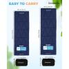 imageKingCamp Cot Mattress Portable Lightweight Camping Sleeping Mat Soft Comfortable NonSlip Cot Pad for Camp Cot RV Bunk ampamp Twin BedsDiamond Navy L 16 lb
