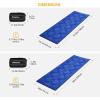 imageKingCamp Cot Mattress Portable Lightweight Camping Sleeping Mat Soft Comfortable NonSlip Cot Pad for Camp Cot RV Bunk ampamp Twin BedsDiamond Navy XL 16 lb