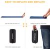 imageKingCamp Deluxe Inflatable Sleeping Pad for Camping Luxury UltraComfortable Air Mattress Lightweight Mat for Backpacking Car Camping Hiking Tent Cot and Travel Single and Double 2 SizeBluesingle