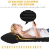 imageKingCamp Deluxe Inflatable Sleeping Pad for Camping Luxury UltraComfortable Air Mattress Lightweight Mat for Backpacking Car Camping Hiking Tent Cot and Travel Single and Double 2 SizeBlack