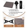 imageKingCamp Elevated Dog Bed for Small Dogs Outdoor Raised Cooling Pet Cot Bed with Washable Breathable Mesh ampamp NoSlip Feet Perfect for Camping Backyard Indoor Use S Black224L x 224W x 9Th
