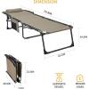 imageKingCamp Folding Outdoor Chaise LoungeBeige