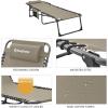 imageKingCamp Folding Outdoor Chaise LoungeBeige