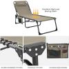 imageKingCamp Folding Outdoor Chaise LoungeBeige