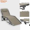 imageKingCamp Folding Outdoor Chaise LoungeBeige2