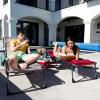 imageKingCamp Folding Outdoor Chaise LoungeBeige2