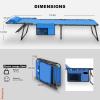 imageKingCamp Folding Outdoor Chaise LoungeCobalt Blue