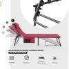imageKingCamp Folding Outdoor Chaise LoungeWine2