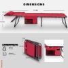 imageKingCamp Folding Outdoor Chaise LoungeWine2
