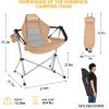 imageKingCamp Hammock Camping Chair Swinging Portable Folding Camp Chairs for Adults 400lbs Heavy Duty Foldable Oversized Rocker with Aluminum Alloy Frame Cup Holder Pillow for Outdoor Beach Patio Sport