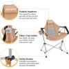imageKingCamp Hammock Camping Chair Swinging Portable Folding Camp Chairs for Adults 400lbs Heavy Duty Foldable Oversized Rocker with Aluminum Alloy Frame Cup Holder Pillow for Outdoor Beach Patio Sport