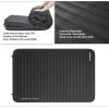 imageKingCamp Self Inflating Camping Mat Double Sleeping Pad for 2 Person Waterproof and 3D Warm Portable Large Thick Self Inflatable Foam Air Mattress Outdoor Camping Travel 79x 50x 3 R Value 95 Black