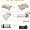 imageKingCamp Sleeping Pad DoubleSingle Self Inflating Mat Air Mattress for Camping Lightweight Compact Foam Pads for Outdoor Backpacking Tent Traveling Hiking BuiltinDetached Pillows ampamp Storage Bag