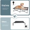 imageKingsCamp Elevated Dog Bed Portable Raised Beds Stable Folding Dog Cot Dog Camping Bed for Outdoor Travel with Washable Mesh519L x 268W x 114Th
