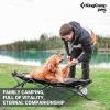 imageKingsCamp Elevated Dog Bed Portable Raised Beds Stable Folding Dog Cot Dog Camping Bed for Outdoor Travel with Washable Mesh519L x 268W x 114Th