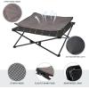 imageKingsCamp Elevated Dog Bed Portable Raised Beds Stable Folding Dog Cot Dog Camping Bed for Outdoor Travel with Washable MeshMedium