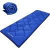 imageKingCamp Cot Mattress Portable Lightweight Camping Sleeping Mat Soft Comfortable NonSlip Cot Pad for Camp Cot RV Bunk ampamp Twin BedsDiamond Navy L 16 lb