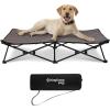 imageKingsCamp Elevated Dog Bed Portable Raised Beds Stable Folding Dog Cot Dog Camping Bed for Outdoor Travel with Washable Mesh519L x 268W x 114Th