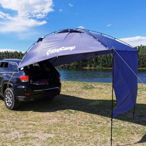 imageKingCamp SUV Tent Versatility Waterproof Car Awning Sun Shelter Portable Auto Canopy Camper Trailer Sun Shade for Camping OutdoorGrey  Additional Side Curtain