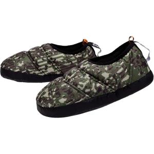 imageKingCamp Unisex Warm Camping Slippers Soft Winter Slippers with Non Slip Rubber Sole ampamp Carry BagCamouflagel