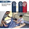 imageKingCamp 45 F Kids Sleeping Bag Lightweight Waterproof ampamp Compact Flannel Sleeping Bags Cold Weather ampamp Warm Youth Essentials Gear Accessories for Camping Fits 1012 Children up to 55quot Tall86F 446F Navy Left