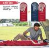 imageKingCamp 45 F Kids Sleeping Bag Lightweight Waterproof ampamp Compact Flannel Sleeping Bags Cold Weather ampamp Warm Youth Essentials Gear Accessories for Camping Fits 1012 Children up to 55quot Tall86F 446F Red Left