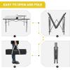 imageKingCamp Aluminum Folding Camp Table  Lightweight Portable Roll Up for Outdoor Camping Picnic BarbecueSilver535275