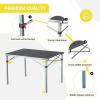 imageKingCamp Aluminum Folding Camp Table  Lightweight Portable Roll Up for Outdoor Camping Picnic BarbecueSilverBlack421x276 46 Persom