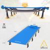 imageKingCamp Camping Cot Folding Portable Heavy Duty Ultralight Cots for Adults Camping Tent Hiking Backpacking Mountaineering Travel Indoor Outdoor Indoor Base Camp with Pillow Support 265 LbsBlue