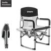 imageKingCamp Camping Director Chair for Adults Heavy Duty Folding Lawn Chair for Outside with Side Table Mesh Back Padded Armrest Support 300 lbs for Outdoor Beach Backyard