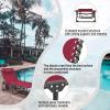 imageKingCamp Chaise Lounge Chairs Outdoor Foldable Patio Sun Chair for Outside Camping Sunbathing Beach Lawn Pool Garden Yard Folding Lightweight Heavy Duty Portable Adjustable Lounge with Pillow2 Packwine
