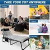 imageKingCamp Chaise Lounge Chairs Outdoor Foldable Patio Sun Chair for Outside Camping Sunbathing Beach Lawn Pool Garden Yard Folding Lightweight Heavy Duty Portable Adjustable Lounge with PillowBlackGrey