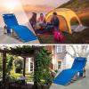 imageKingCamp Chaise Lounge Chairs Outdoor Foldable Patio Sun Chair for Outside Camping Sunbathing Beach Lawn Pool Garden Yard Folding Lightweight Heavy Duty Portable Adjustable Lounge with Pillow