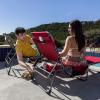 imageKingCamp Chaise Lounge Chairs Outdoor Foldable Patio Sun Chair for Outside Camping Sunbathing Beach Lawn Pool Garden Yard Folding Lightweight Heavy Duty Portable Adjustable Lounge with PillowWine2 Pack