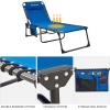 imageKingCamp Chaise Lounge Chairs Outdoor Foldable Patio Sun Chair for Outside Camping Sunbathing Beach Lawn Pool Garden Yard Folding Lightweight Heavy Duty Portable Adjustable Lounge with Pillow