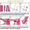 imageKingCamp Compact Camping Chairs for Adults Ultralight High Back Folding Portable Lawn Chairs Light Weight Camp Outdoor Chair with Armrest Side Pocket Headrast Carry Bag Support 265 LbsPink